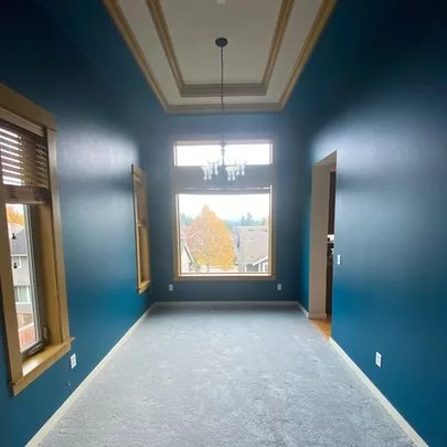 Capitol Painting Company completed hallway